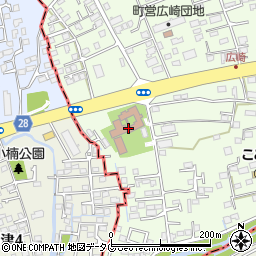 熊本県上益城郡益城町広崎786周辺の地図