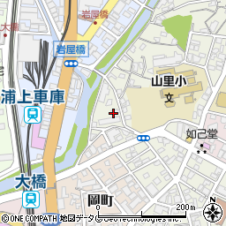 橋口町公民館周辺の地図