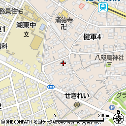 丸菱産業株式会社　熊本営業所周辺の地図