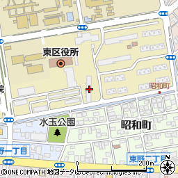ライオンズマンション健軍東桜通り周辺の地図
