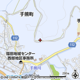 長崎県長崎市手熊町周辺の地図
