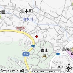 長崎県長崎市油木町36周辺の地図