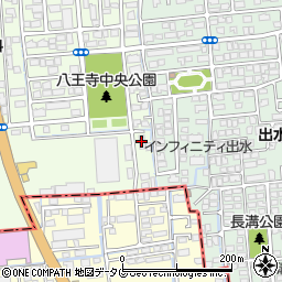 ファステック　熊本営業所周辺の地図