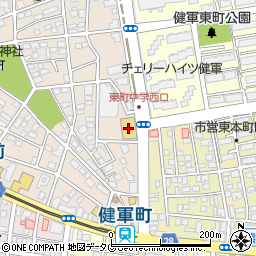 ＣＯＲＥ２１健軍店周辺の地図