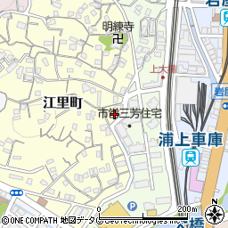 長崎県長崎市江里町8周辺の地図