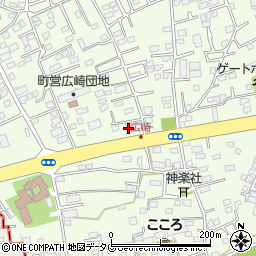 熊本県上益城郡益城町広崎904-1周辺の地図