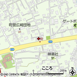 熊本県上益城郡益城町広崎904周辺の地図