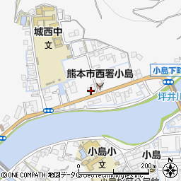 九州産交バス株式会社　貸切バス営業所周辺の地図