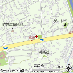 熊本県上益城郡益城町広崎906周辺の地図