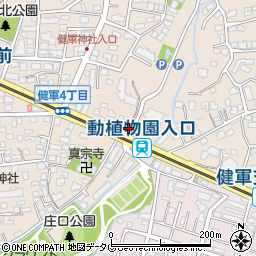 アパマンショップ　熊本東健軍店周辺の地図