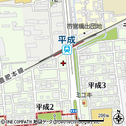 カイロプラクティック熊本整体専門学院周辺の地図