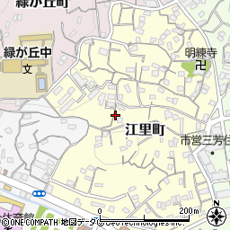 長崎県長崎市江里町13周辺の地図
