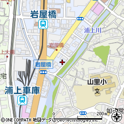 大橋荘周辺の地図