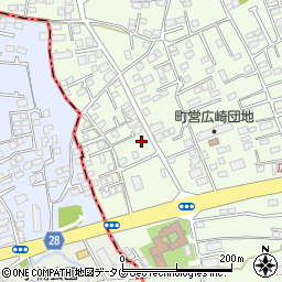 熊本県上益城郡益城町広崎823-5周辺の地図