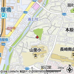榎園アパート周辺の地図