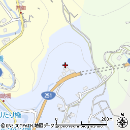 長崎県諫早市飯盛町里2151-4周辺の地図