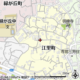 プライムマンション江里町周辺の地図