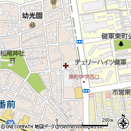 エンドレス熊本東支店周辺の地図