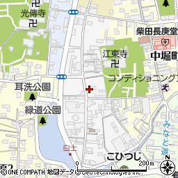 長崎県島原市白土町周辺の地図
