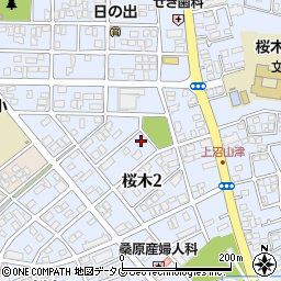 桜木マッサージ治療院周辺の地図