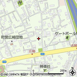 熊本県上益城郡益城町広崎912周辺の地図