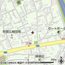 熊本県上益城郡益城町広崎913-2周辺の地図
