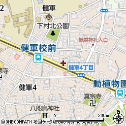 九州林産株式会社　熊本営業所周辺の地図
