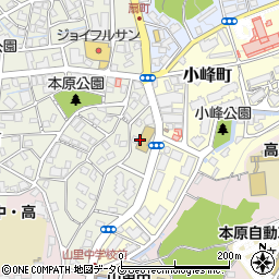 長崎県長崎市本原町3周辺の地図
