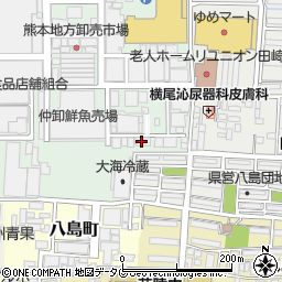 熊本県豆腐油揚協同組合　連合会周辺の地図