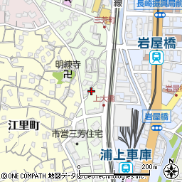 長崎県長崎市三芳町5-22周辺の地図
