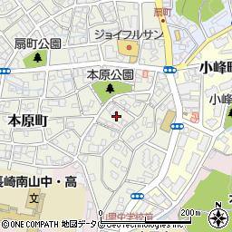 長崎県長崎市本原町9周辺の地図