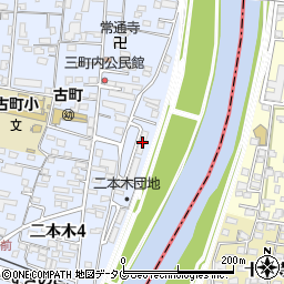 トイレ詰まり修理センター・熊本西店周辺の地図