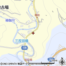 長崎県諫早市飯盛町古場268-1周辺の地図