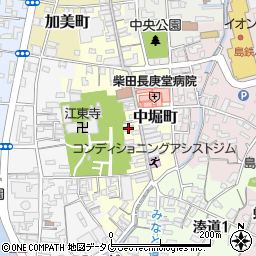 長崎県島原市中堀町周辺の地図