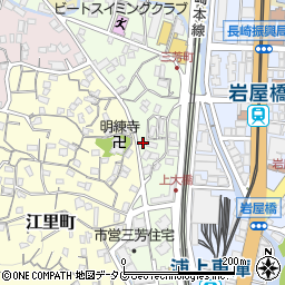 長崎県長崎市三芳町6-8周辺の地図