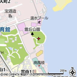 島原護国神社周辺の地図