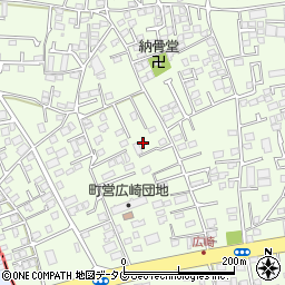 熊本県上益城郡益城町広崎879周辺の地図