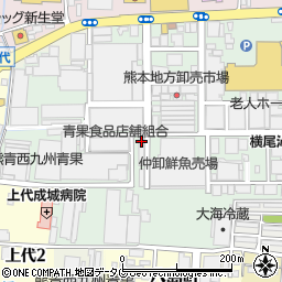 熊本大同青果株式会社　業務課周辺の地図