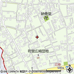 熊本県上益城郡益城町広崎875-11周辺の地図