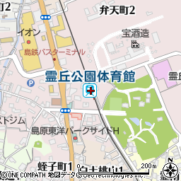 長崎県島原市周辺の地図