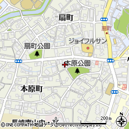 長崎県長崎市本原町14周辺の地図