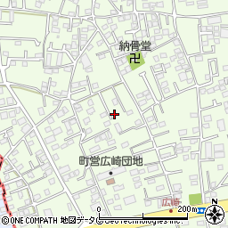 熊本県上益城郡益城町広崎875-6周辺の地図