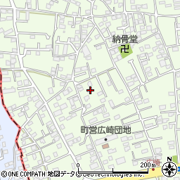熊本県上益城郡益城町広崎863周辺の地図