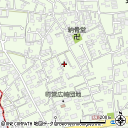熊本県上益城郡益城町広崎875-5周辺の地図