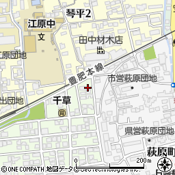 九州山光社ビル周辺の地図