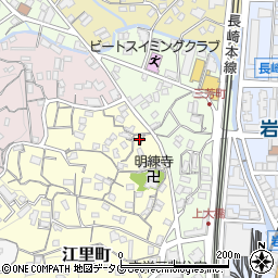 長崎県長崎市江里町18-21周辺の地図