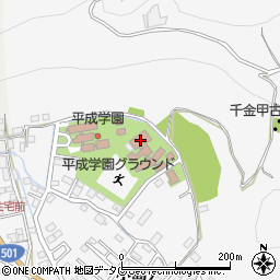 熊本市手をつなぐ育成会　障害者支援施設しょうぶの里周辺の地図