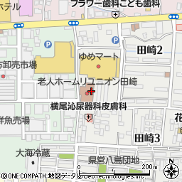熊本田崎クリニック　通所リハビリテーション周辺の地図
