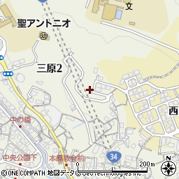 五感セラピーサロン　長崎店周辺の地図