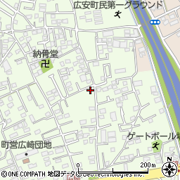 熊本県上益城郡益城町広崎920周辺の地図